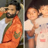 Suniel Shetty posts a cute childhood picture of Athiya and Ahan Shetty, calls them saint and satan!
