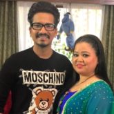 Bharti Singh and Haarsh Limbachiyaa distribute food among security guards on Ashtami
