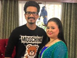 Bharti Singh and Haarsh Limbachiyaa distribute food among security guards on Ashtami