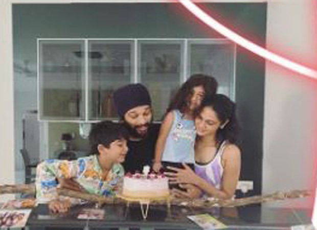 Owing to the lockdown, Allu Arjun has a cozy birthday celebration with his family