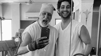 Amitabh Bachchan and Agastya Nanda are twinning and winning with their gym selfie