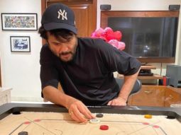 Anil Kapoor and Sunita Kapoor engage in quarantine games with a fun round of carrom