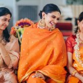 Deepika Padukone shares an unseen picture with her mother Ujjala Padukone and sister Anisha Padukone from her wedding rituals