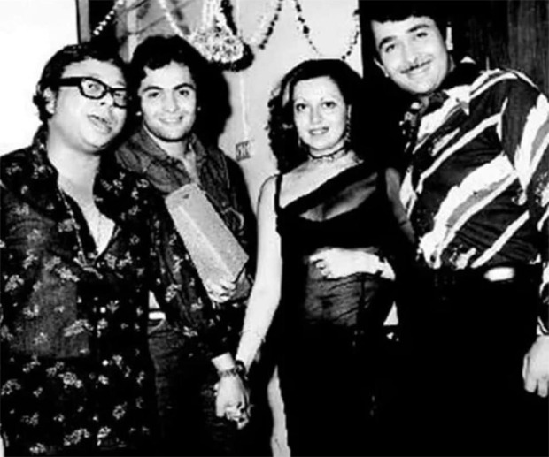 Flashback Friday: Kareena Kapoor Khan shares old photo of Rishi Kapoor with Randhir, Babita and RD Burman Flashback Friday: Kareena Kapoor Khan shares old photo of Rishi Kapoor with Randhir, Babita and RD Burman