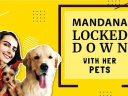 Mandana locked down with her Pets