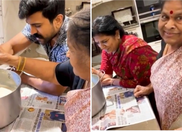 Ram Charan learns how to make butter at home with the help of his grandmother’s recipe Ram Charan learns how to make butter at home with the help of his grandmother’s recipe