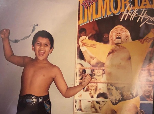 Ranveer Singh shares throwback photo of himself fanboying over WWE star Hulk Hogan 
