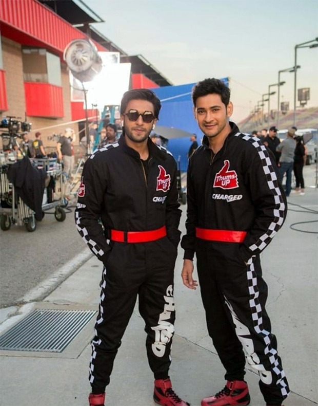 Ranveer Singh's old ad pictures with Telugu superstar Mahesh Babu go viral Ranveer Singh's old ad pictures with Telugu superstar Mahesh Babu go viral