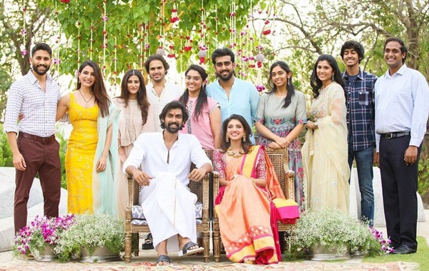 Samantha Akkineni, Naga Chaitanya join the celebrations at Rana Daggubati and Miheeka Bajaj's roka ceremony