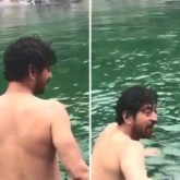 Irrfan Khan’s son Babil shares an unseen video of his father enjoying a dip in ice-cold water