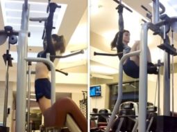Sharing a workout video, Urvashi Rautela says she may look cute and inviting but asks people to keep their distance