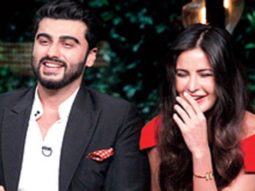 Arjun Kapoor offers Katrina Kaif a slice of mango, but she wants a few