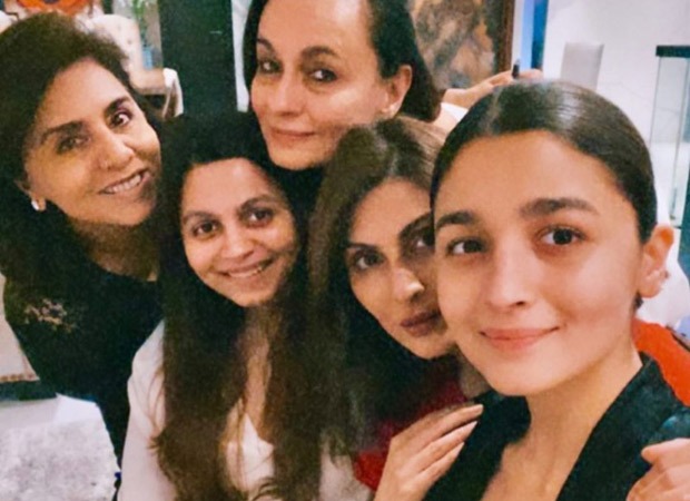 Alia Bhatt and Ranbir Kapoor get together a fun night with both their families
