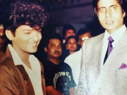 An old picture of Wajid Khan enjoying his fan-boy moment with Amitabh Bachchan goes viral