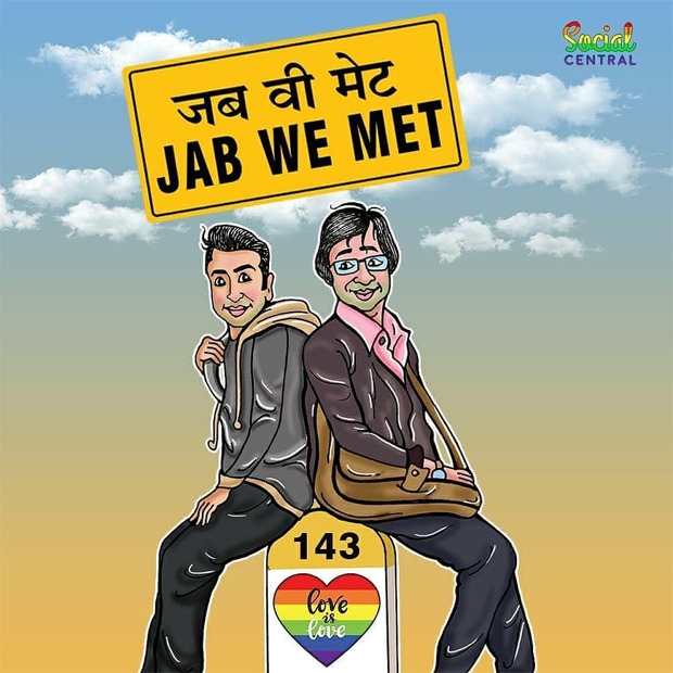 Bollywood's iconic film posters reimagined with same-sex relationships to celebrate Pride month, check out