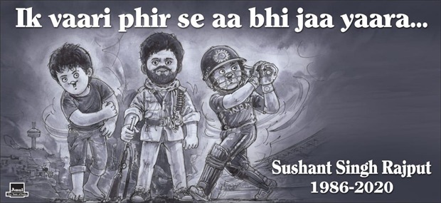 Amul Topical pays an emotional tribute to Sushant Singh Rajput
