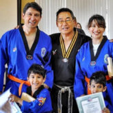 Madhuri Dixit reminisces the time she and her family earned the orange belt in Taekwondo