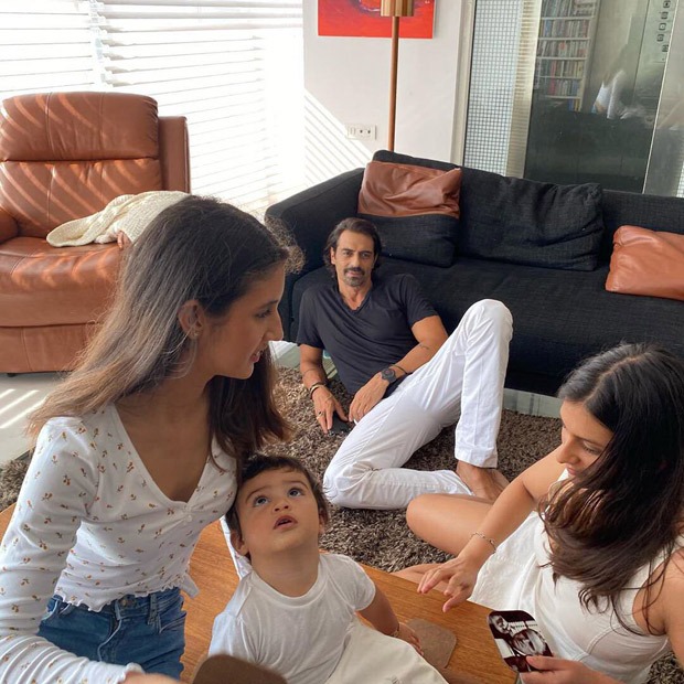 Arjun Rampal and Gabriella Demetriades share adorable moments on son Arik’s first birthday 