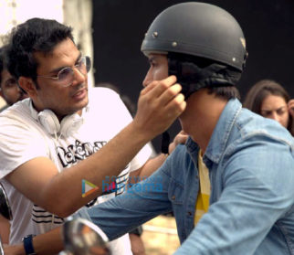 On The Sets from the movie Dil Bechara