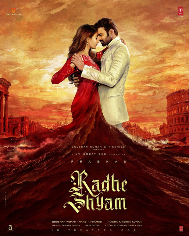 Prabhas and Pooja Hegde's film titled Radhe Shyam, first look reveals their intense romance 