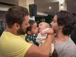 Salman Khan shares adorable picture with his niece Ayat and nephews Ahil and Nirvan