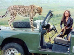 Karisma Kapoor remembers the time she shot with a real Cheetah Karisma Kapoor remembers the time she shot with a real Cheetah