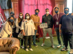 Akshay Kumar along with Jackky and Puja Bhagnani give the mahurat clap for Bellbottom