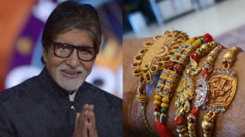 Amitabh Bachchan shares a picture of his rakhi-clad wrist with an important message