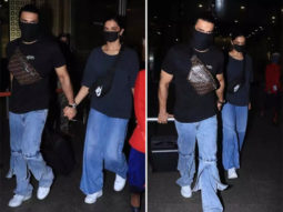 Deepika Padukone and Ranveer Singh match airport looks as they return from Bangalore 