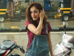 Priya Banerjee spotted on the set for her upcoming web series Twisted 3