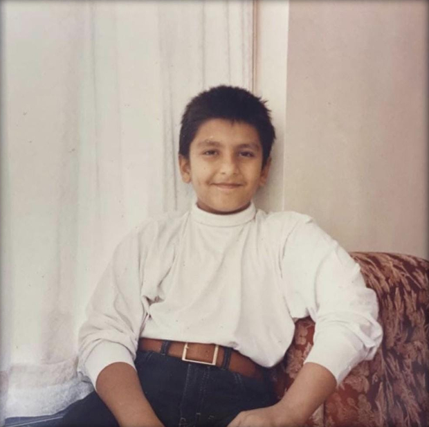 Ranveer Singh shares a childhood picture, says 'style mein rehne ka'
