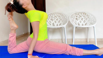 Urvashi Rautela nails the super-advanced yoga front splits