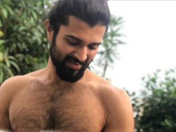 Vijay Deverakonda posts a shirtless picture as he poses with his ‘cute beast’