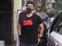 Arjun Kapoor snapped at a dubbing studio in Andheri