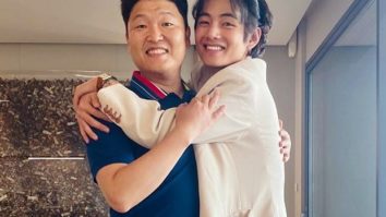 BTS member V meets PSY and we are obsessed with this memorable reunion BTS member V meets PSY and we are obsessed with this memorable reunion