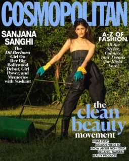 Sanjana Sanghi On The Covers Of Cosmopolitan