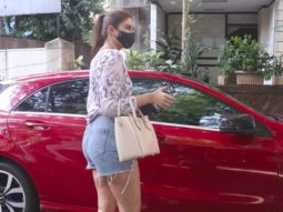Elnaaz Norouzi snapped post dubbing in Bandra