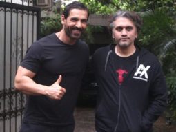 John Abraham and Mohit Suri snapped post meeting at John’s office in Bandra