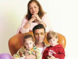 Karan Johar heads to Goa with his mother Hiroo Johar and twins Yash and Roohi