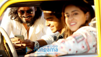 On the sets of the movie Khaali Peeli