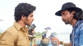 On the sets of the movie Khaali Peeli
