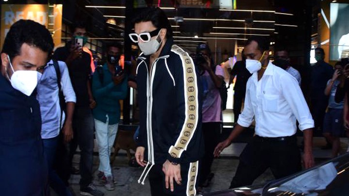 Ranveer Singh snapped with her mom at Adidas store in Bandra