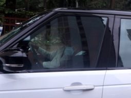 Sanjay Dutt with wife Maanayata Dutt snapped arriving at Kokilaben Hospital in Andheri