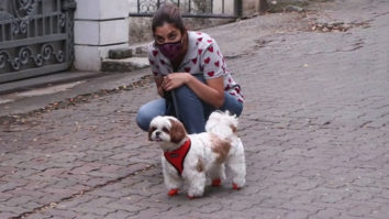 Sophie Choudry spotted with her pet dog