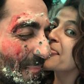 Tahira Kashyap wishes her soulmate Ayushmann Khurrana on his birthday with a cake smeared selfie