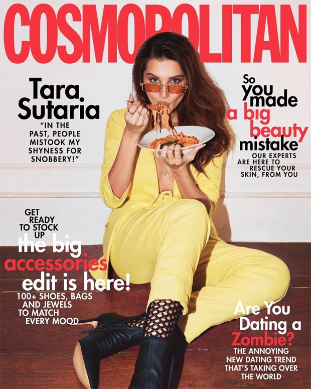 Tara Sutaria makes sharp statement with yellow pantsuit on the cover of Cosmopolitan Tara Sutaria makes sharp statement with yellow pantsuit on the cover of Cosmopolitan