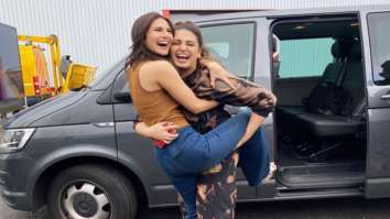 Vaani Kapoor and Huma Qureshi share happy pictures from Bellbottom set 