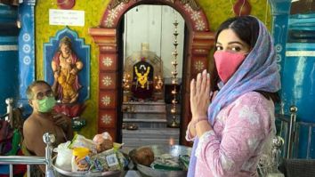 Bhumi Pednekar does a temple pilgrimage around her ancestral home in Goa; see pics