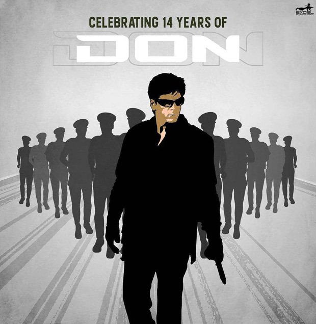 14 Years Of Don: Farhan Akhtar celebrates the day by sharing a poster of Shah Rukh Khan 14 Years Of Don: Farhan Akhtar celebrates the day by sharing a poster of Shah Rukh Khan