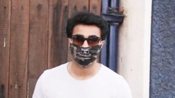 Aadar Jain spotted at Dubbing studio in Bandra